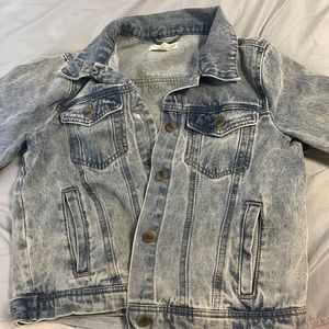 Crop jean Jacket barely worn!